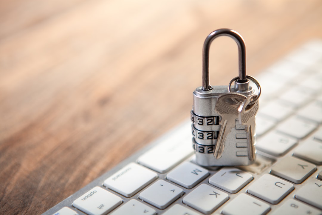 how to use a proxy on pc — Padlock and keys resting on a computer keyboard