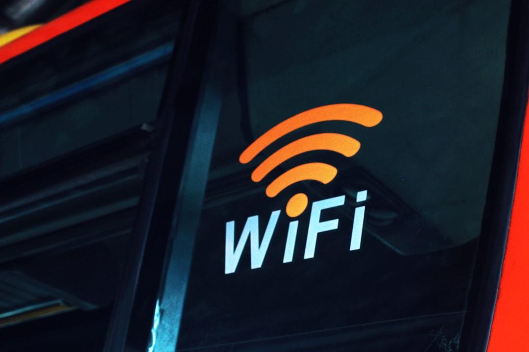 what is a proxy server for wifi — a close up of the wifi logo on the side of a bus