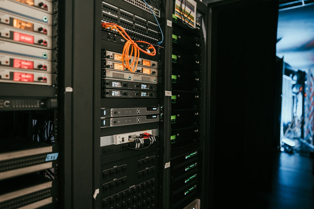 what is a proxy server setting — a rack of servers in a server room